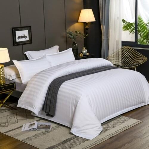 Premium Duvet Cover Bed Sheet set 100%Nature Cotton 600TC White Bedding set Twin Full Queen King Luxurious Hotel Collection