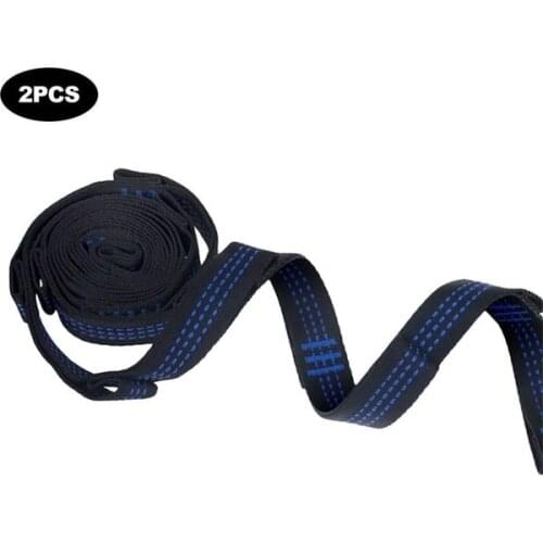 Adjustable Hammock Straps With Buckle Loops Outdoor Tree Hanging Aerial Yoga Hammock Strap Rope Belt