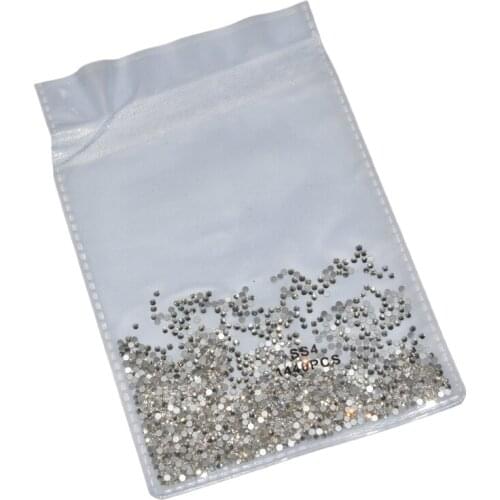 SS3 - SS30 Crystal Clear Nail Rhinestones Super Glitter Non Hotfix Flatback 3D Nail Art Rhinestones For Dancing Dress Decoration