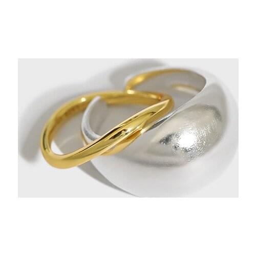 Uniorsj 100% 925 Sterling Silver High Quality Fashion Wide Thin Open Rings for Women Jewelry