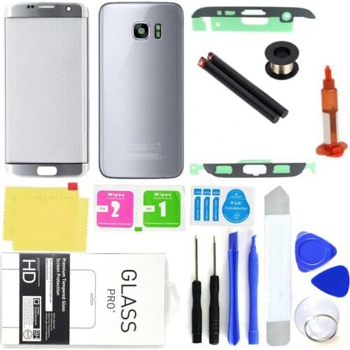Precise Outer Front Glass Phone Back Cover Replacement Rool for Samsung Galaxy S7 Edge Mobile Phone Parts