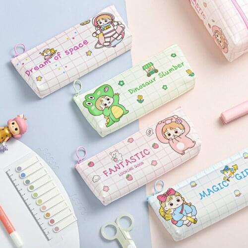1Pcs Kawaii Pencil Case Cute girls Gift Estuches School Pencil Box Pencilcase Pencil Bag School Supplies Stationery