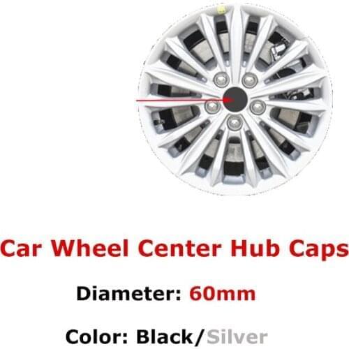 4pcs 60mm Car Wheel Center Hub Caps Emblem Rim Hubcap Dust Cover For Mitsubishi Lancer L200 Pajero Outlander ASX EVO Accessories