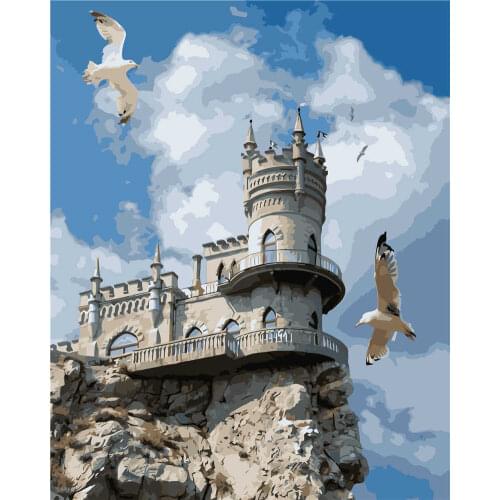 40*50 CM Hand Painted Home Decoration Acrylic Digital Oil Paint By Numbers