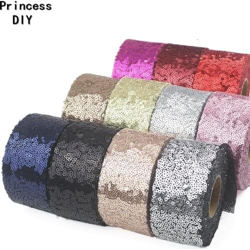 5Meter/Lot 30 50mm Hand Craft Material Silver Spangle Slitting Sequin Ribbon Trim Fabric Lace DIY Hair Bow Paillette Riband Bias