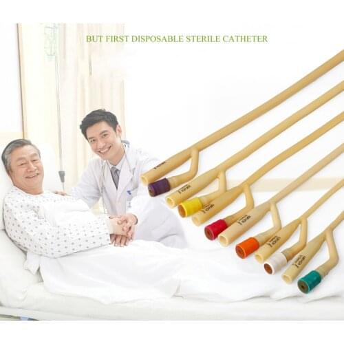 5 Pcs/lot Sterile Latex Double-chamber Type Urinary Incontinence Urine Urinary Catheter and Disposable Catheter Drainage Bag Set