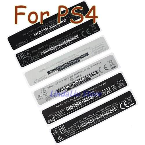 5pcs Grip Sticker For PS4 Repair Parts for PS4 Controller B Label Back Paster Lable
