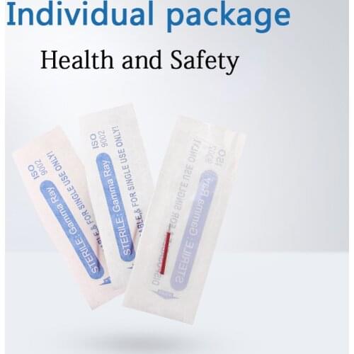 50Pcs Shading Round Needles 3R 5R 7R 9R 17R 19R 19F 21R Tattoo Fog Needles For Microblading Blade Manual Pen Brow Embroidery Pin