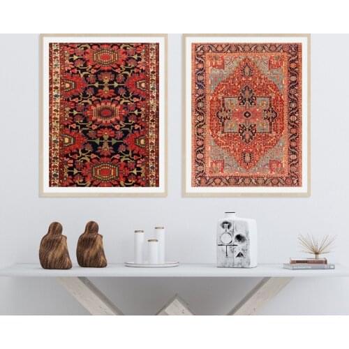 5D DIY Diamond Painting Oriental Rugs Pattern Vintage Diamond Mosaic Antique Persian Carpets Retro Cross Stitch Art Home Decor