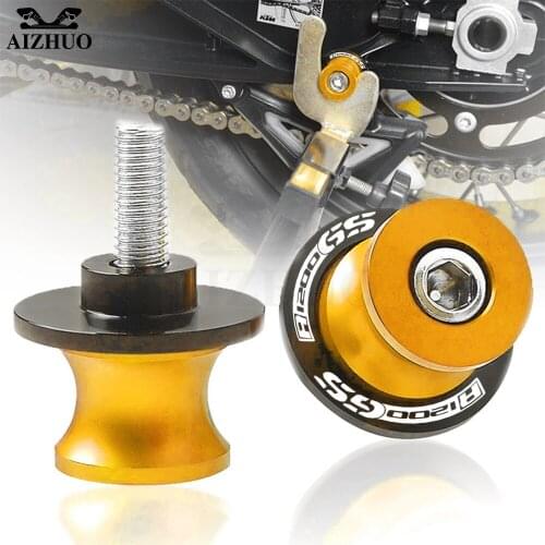 8MM Motorcycle CNC Aluminum Swingarm Spool Slider Stand Screws FOR BMW R1200GS 2004-2012 R 1200 GS ADV R1200 GS ADV LC ADVENTURE