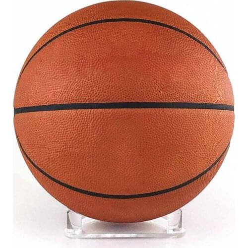 Acrylic Ball Stand Holder Sports Ball Acrylic Triangle Storage Display Rack for Basketball Football Volleyball Soccer Rugby Ball
