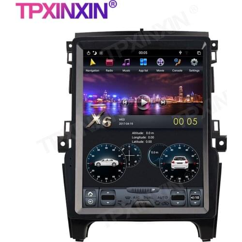 4+128G For Ford Ranger 2015 - 2020 Android Tesla Vertical Screen Car Stereo Tape Recorder Multimedia player GPS navigation