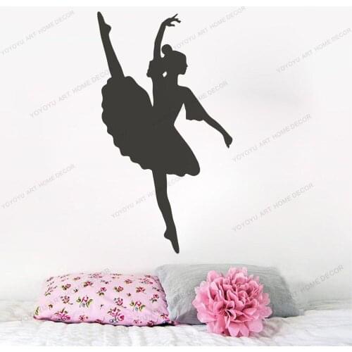BALLET DANCER Wall Art Quote Vinyl Kids Bedroom Decal Sticker dance dancer Acrobat Dance Home Decor yw-556