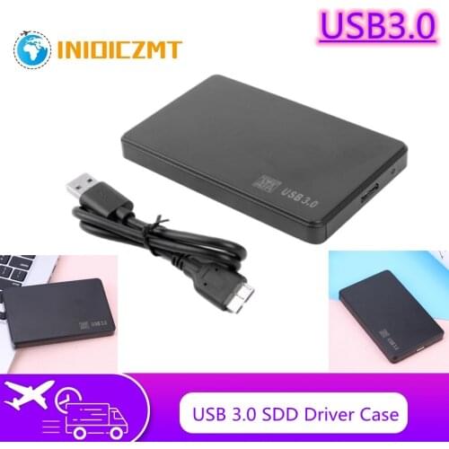 INIOICZMT 2.5 inch HDD SSD Case USB 3.0 to SATA Hard Disk Box 5Gbps SD Disk Case HDD External Hard Drive Enclosure for Notebook