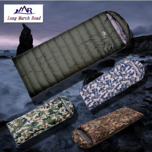 Downsleepingbagoutdoor adult super light warm sleepingbagspring and winter thickening waterproofmountaineeringcampingsleepingbag