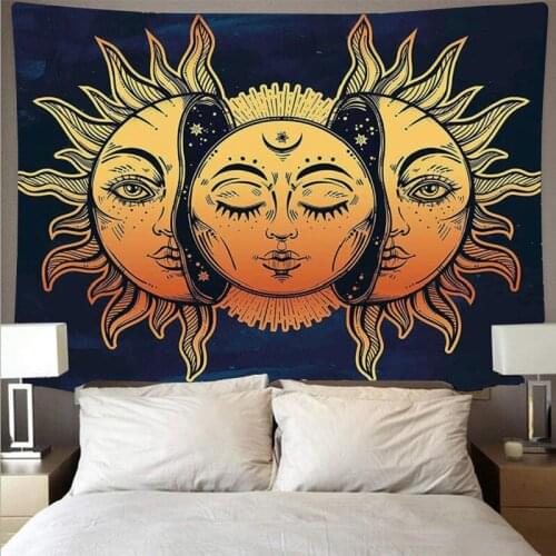 Tapestry shennai hanging cloth sun landscape background cloth tapestry hanging cloth home decoration tapestry