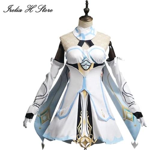 Game Cosplays Genshin Impact Traveler Lumine Cosplay Costume dress for female Halloween costumes