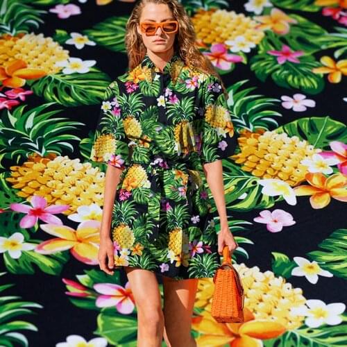 Red Raspberry 12momme Black Pineapple Silk Crepe De Chine Fabrics 100%Silk Materials Women Dress Sewing Cloth Freeshipping