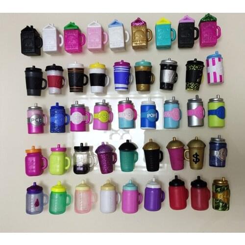 10PCS/LOT LOL Dolls Baby Bottle For LOL Dolls Collection Figure Toys Doll Accessories Kids Gifts