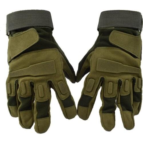 New Men 's Tactical Gloves Outdoor Anti-skid Sports Riding Camping Hiking Full Finger Fighting Gloves Army Paintball Glove