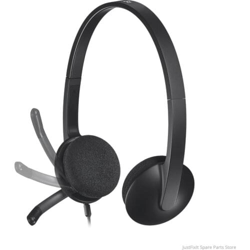 New Logitech H340 USB computer headset microphone for Windows MacOS ChromeOS