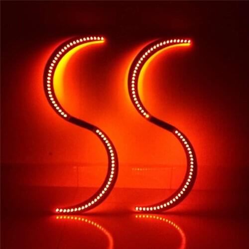 P49 RGB colorful light led sticks rechargeable shining led nunchucks dj led costumes bar luminous performance show led prop wear