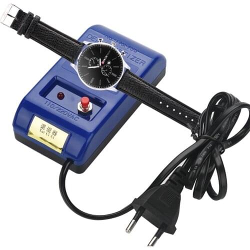 Watch Demagnetizer Mechanical Quartz Watch Repairing Tool Electrical Professional Demagnetize Tool for Watchmaker EU Plug