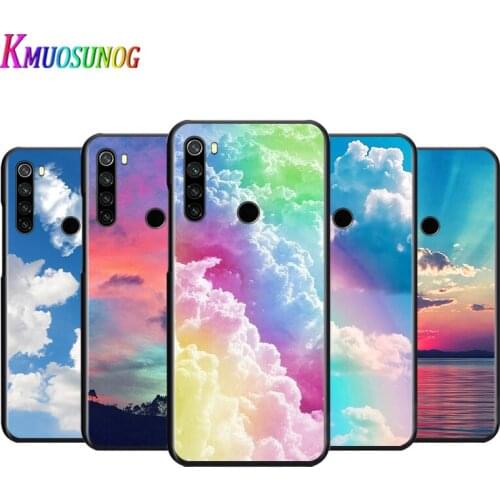 Romantic pink clouds sky art For Xiaomi Redmi Note 4 4X 5 5A 6 7 8 8T 9S/T 10 10S 5G Global version Por Max Phone Case