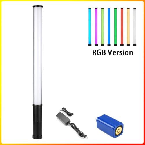 LED RGB Ice Light Portable Handheld Photography Lighting Stick APP Control 3200k-6500k Soft Tube Light for Photos Video