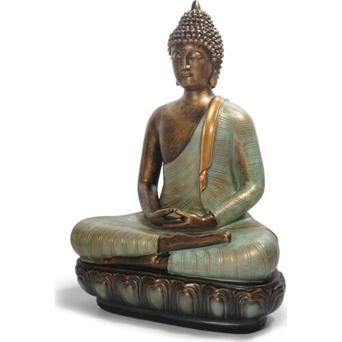 Outdoor Zen Buddha Ornament Statue Sculpture for Home Garden Indoor Outdoor