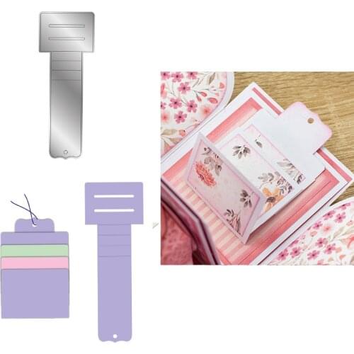 Exploding Box Waterfall Mechanism Metal Cutting Die For DIY Scrapbooking Embossing Cards Making Decorative Crafts New 2021