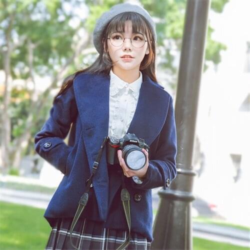 Japanese Harajuku JK School Girls' Uniform Stage Performance Clothing autumn winter tops England High School Uniform New
