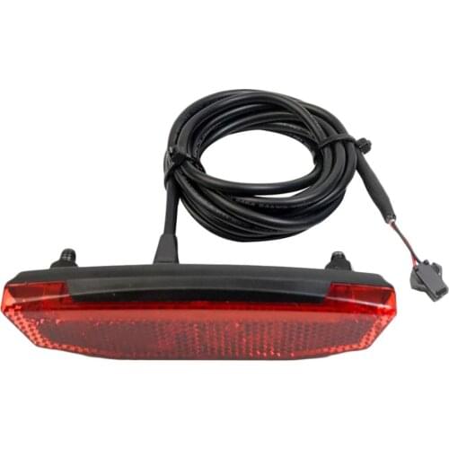 36V/48V Electric Bicycle Taillight Electric Bike Brake Indicator LED Rear Tail Light Warning Lamp Night Safety Cycling Accessory