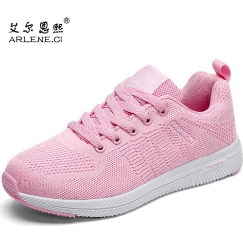 2020 Woman Vulcanized Shoes Breathable Shallow Mouth Classics Flying Woven Solid Color Student Shoes Chaussures Stretch Femme
