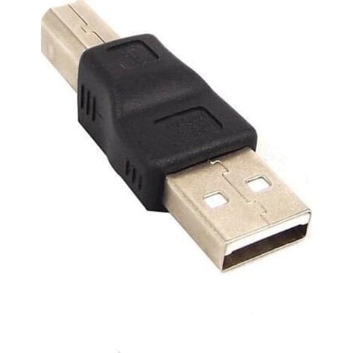 Lot 10PCS USB Printer Adapter USB 2.0 Male to USB B Male Print Connector Computer Printer Scanner USB-B Adapter Converter