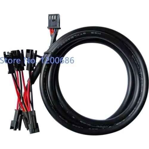 120CM 280365 22AWG 8 conductor stranded shield TE Connectivity AMP 0.100" 2.54mm AMP2.54 2 Row 8 Position AMPMODU Mod II