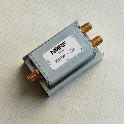 2 ~ 350MHz ultra-wideband 0 ° RF power divider / sector, SMA interface, power 20W