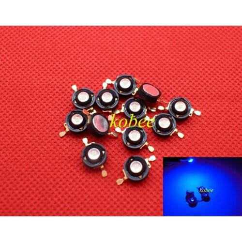 3W High Power Blue Color 460nm-465nm Bulb Lamp Light emitter with 20mm star PCB