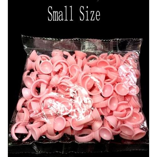 500pcs Disposable Permanent Makeup No Divider Medium Size Tattoo Ink Ring Cup Pigment Cups Glue By Free Shipping