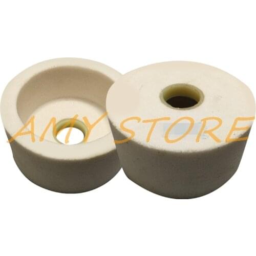 1Pc 125mm White Corundum Cup Grinding Wheels Abrasive Size 125x63x32mmx13mm Grit 46# 60# 80# Rotary Tools Sharpener