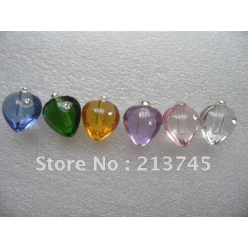 Freeshipping Promotion!! Mix 100pcs Vial Pendant Glass Neckalce Pendant Perfume bottle
