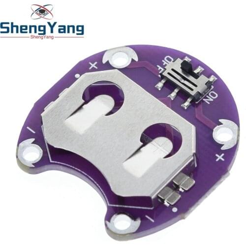 LilyPad Coin Cell Battery Holder CR2032 Battery Mount Module for arduino DIY KIT