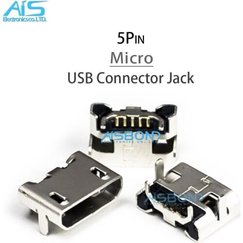 50Pcs/Lot Micro USB V880 Mobile 5Pin Charger Connector Jack Charging port dock For Lenovo Tab 2 A10-30 TB2 X30F A7-50 A3500-F