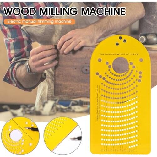 Wood Milling Machine Circle Cutting Jig Circle Guides for Precision Cuts for Plunge Router Tools for Making Speaker Cutouts