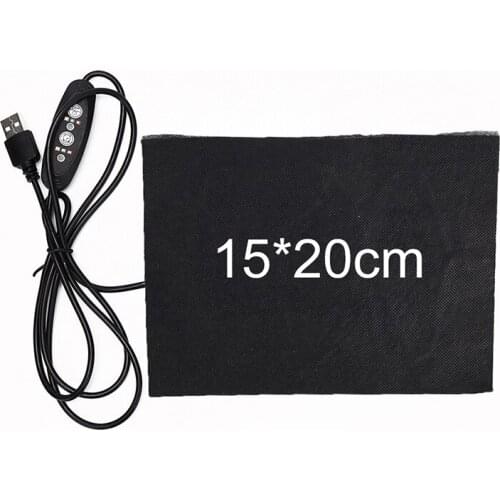 Carbon Fiber Heating Pad Hand Warmer USB Heating Film Electric Winter Infrared Fever Heat Mat
