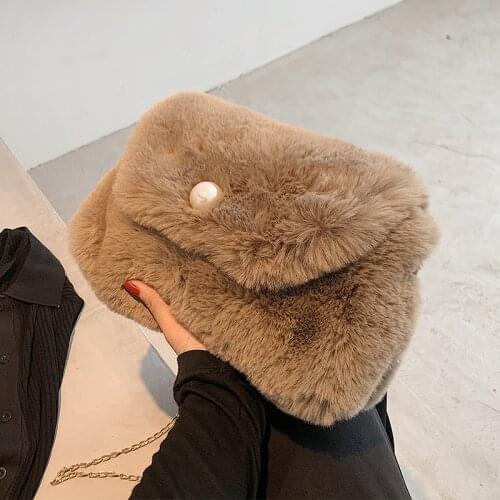 HUIDUOSIRUI Women's Fur Bags