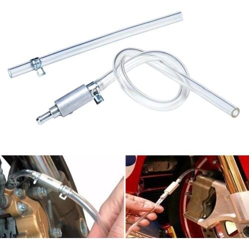 New Car Motorcycle Brake Bleeder Clutch Bleeding Hose Tool Kit One Way Valve Tube Bleeding Tools