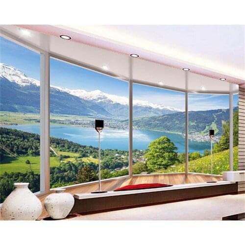 Beibehang European-style three-dimensional silk cloth wallpaper nostalgia hand-painted floral TV background wall papier peint