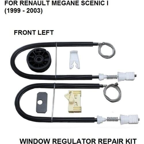 WINDOW REGULATOR COMPLETE CLIP SET RENAULT MEGANE SCENIC I WINDOW REGULATOR REPAIR KIT FRONT-LEFT