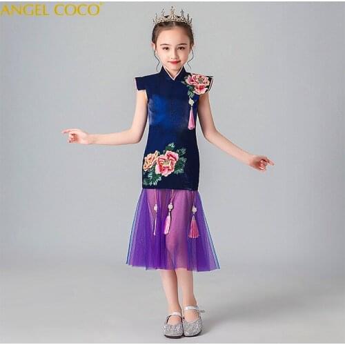 Girls Dress Children Satin Princess Evening Gown Abito Da Sera Per Ragazza Madchen Abendkleid Robe De Soiree Fille Kids Costume